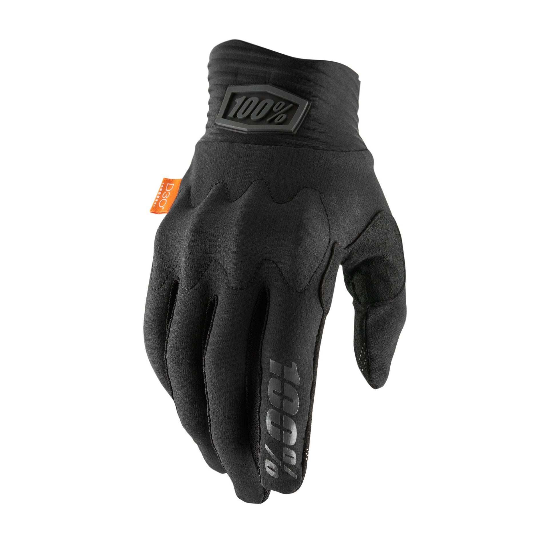 100% COGNITO D30 Gloves Black