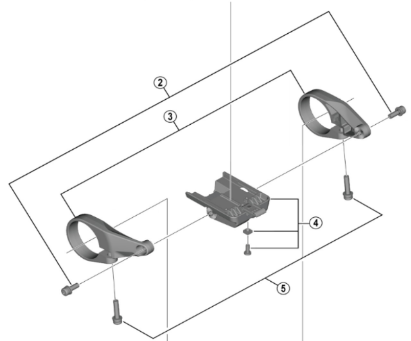 SC-EN610 BRACKET TERMINAL 31.8 Stay mount